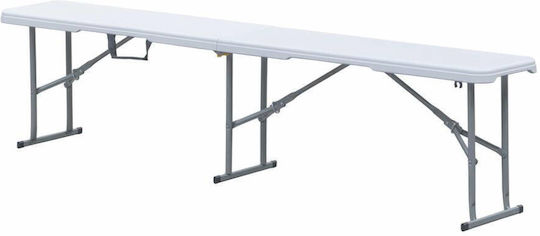 Пластмасов Градински Табурет Hr Folding Plastic Bench 180*28*43cm Пластмасов Градински Табурет Hr Folding Plastic Bench 180*28*43cm