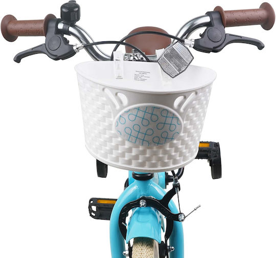 vidaXL 16" Детски Велосипед BMX Светлосин