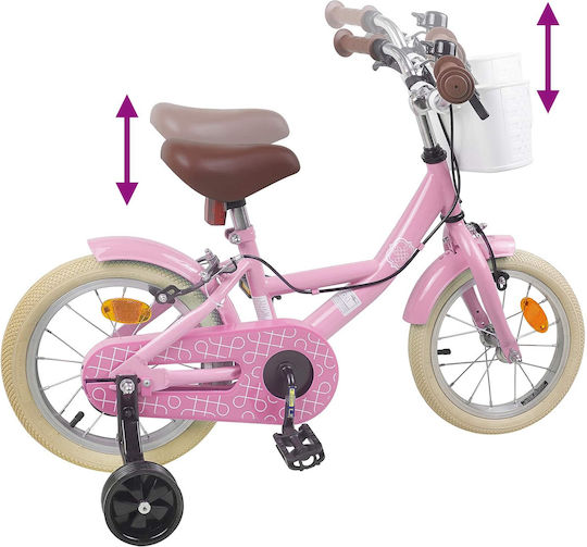 vidaXL 16" Παιδικό Ποδήλατo BMX Ροζ