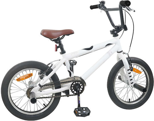 vidaXL 16" Kids' BMX Bicycle White