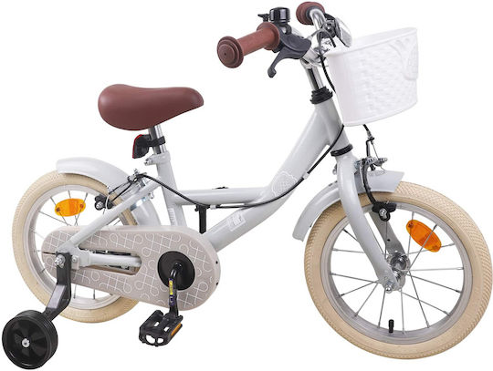 vidaXL Bicicletă Copii 14" BMX Gri