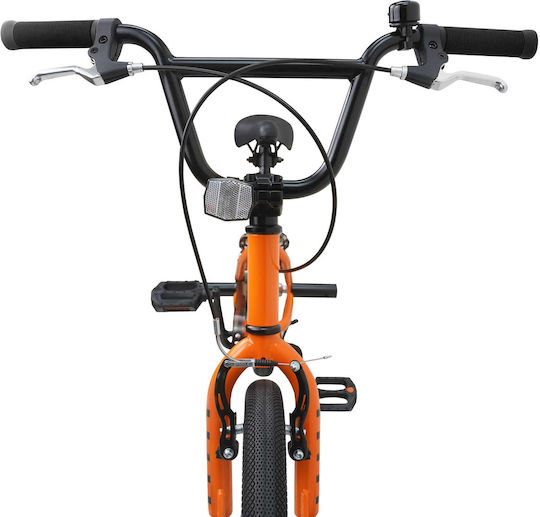 vidaXL 16" Детски Велосипед BMX Оранжев