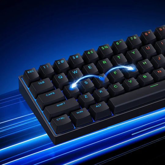 MCHOSE Ace60 Gaming Μηχανικό Πληκτρολόγιο 60% με Magnetic διακόπτες και RGB φωτισμό (Αγγλικό US)