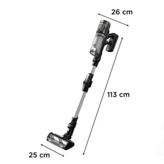 Rowenta X-Force Flex 13.60 Wiederaufladbarer Stielstaubsauger 2 in 1 Stick & Handstaubsauger Silber