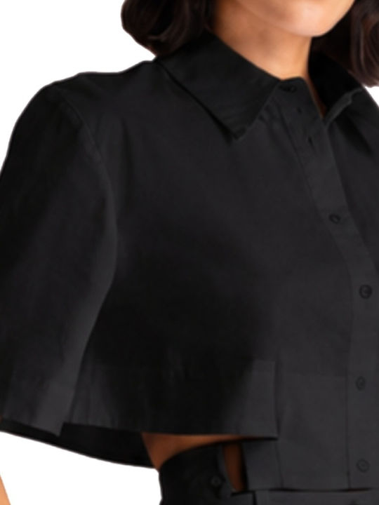 Short Sleeve Women's Shirt Black