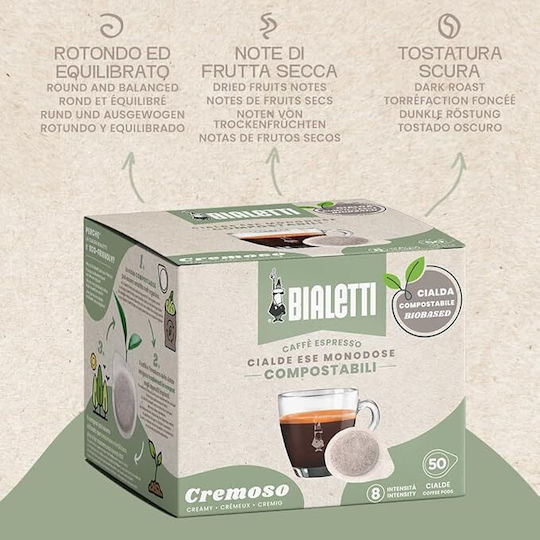 Ταμπλέτες Bialetti Cremoso 50τεμ