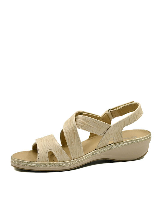 Leather Women's Anatomic Beige Sandals