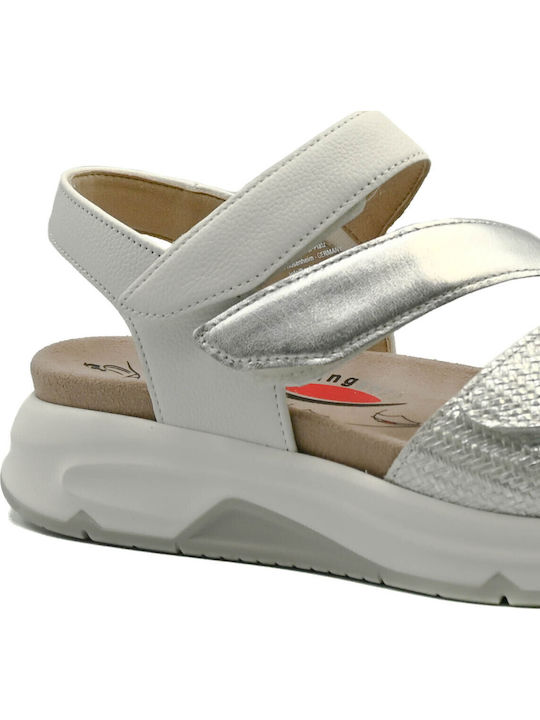 Leather Women's Anatomic White Sandals