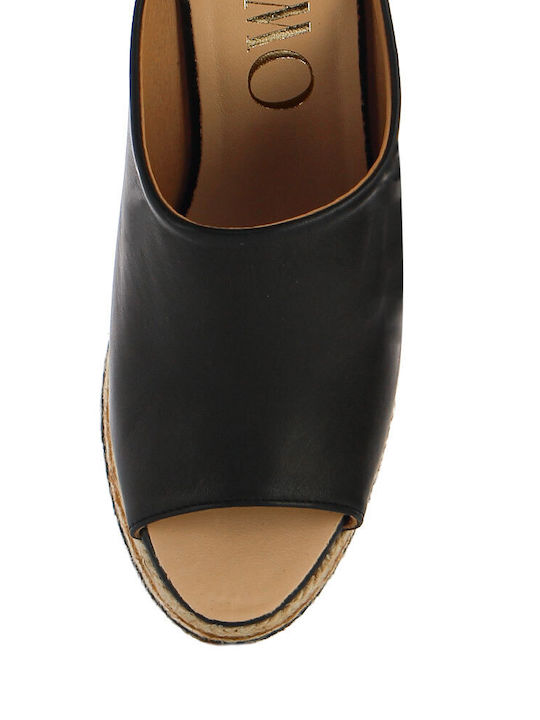 Women's Summer Platforms in Black Espadrille Style