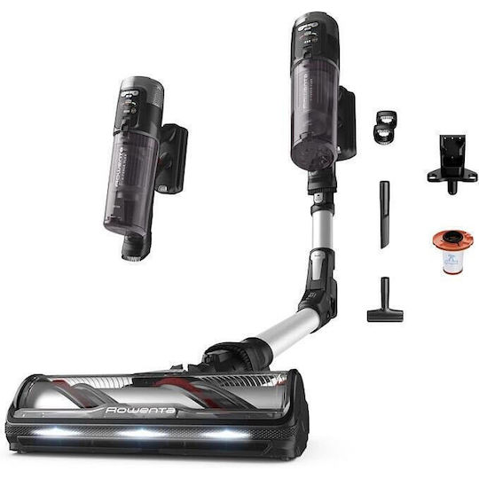 Rowenta X-Force Flex 13.60 Презареждаща Вертикална Прахосмукачка 2 в 1 Stick & Ръчна Черна