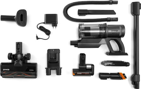 Gorenje Upright Rechargeable 2 in 1 Stick and Handheld Vacuum 29.6V Black