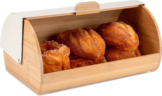 Elitehoff Brotkasten mit Deckel aus Bambus Schwarze