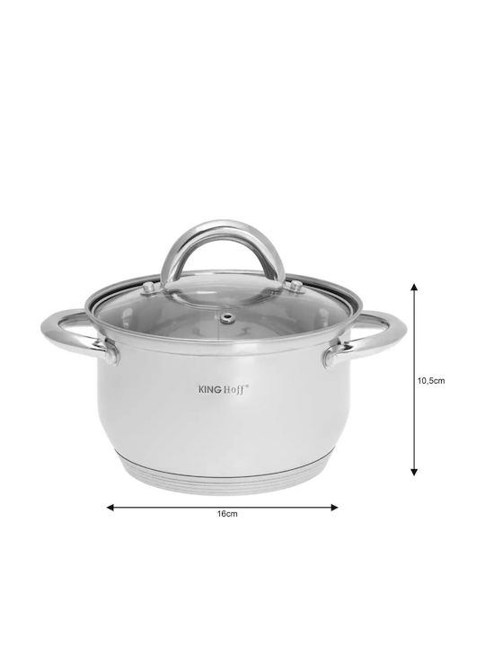 KING Hoff Stainless Steel Cookware Set 4pcs