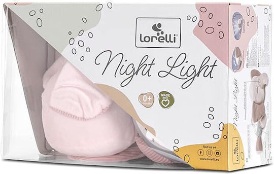 Lorelli Παιχνίδι Ύπνου Night Light Hippo από Ύφασμα με Μουσική, Φως και Ήχους για Νεογέννητα