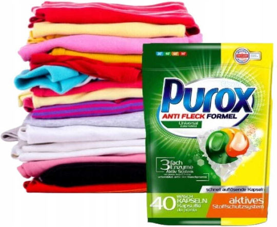 Clovin Purox Капсули За Пералня Duocaps 40 Бр X 18g Универсални
