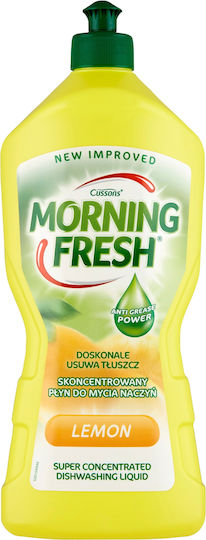 Sarantis Cussons Morning Fresh Концентриран Течен Препарат За Съдове Лимон 900 Мл