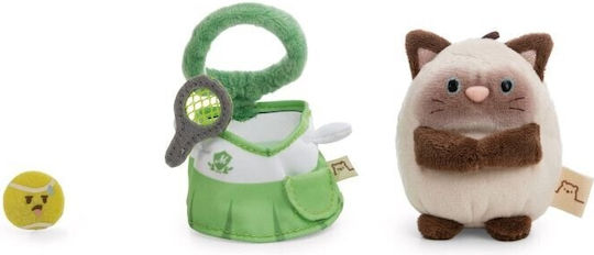 Plush Mymochi 8cm Cat Siamy Tennis Outfit Gift Box W4 Nici #62903