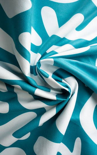 Minerva Beach Towel Petrol Blue 80x160cm