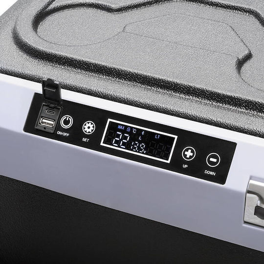 Teesa Φορητό Ψυγείο 50lt 100-240V / 12V / 24V Μαύρο
