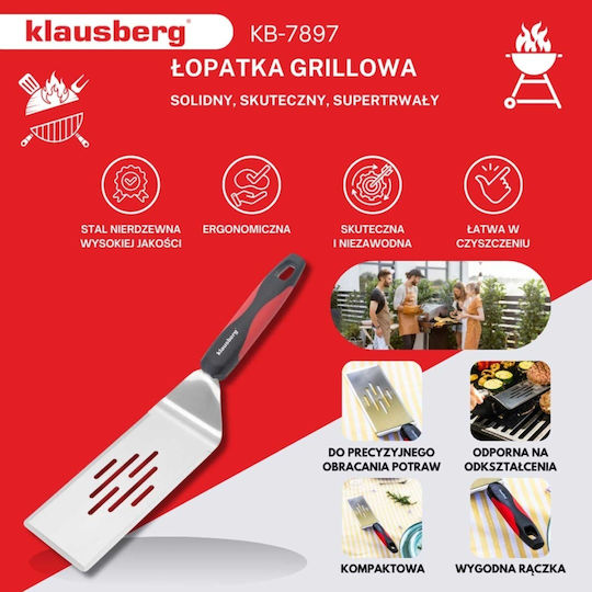 Klausberg Σπάτουλα Grill Ανοξείδωτη 36cm