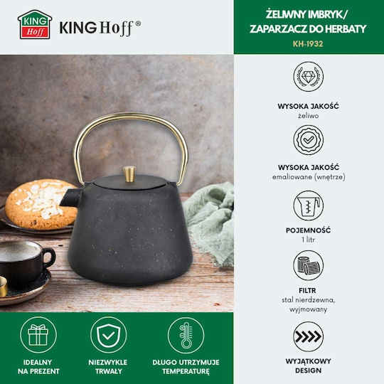 Cast Iron Warmer Filter Kinghoff Kh-1932 1l