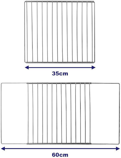 Adjustable Universal Grid Orion Oven Baking Grid Cooling Rack Glaze