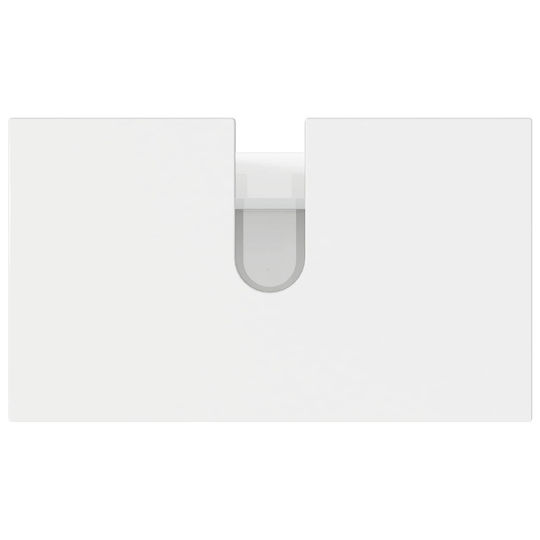 vidaXL Unitate De Mobilier Pentru Baie Fără Chiuvetă L60xA35xÎ60cm Albă