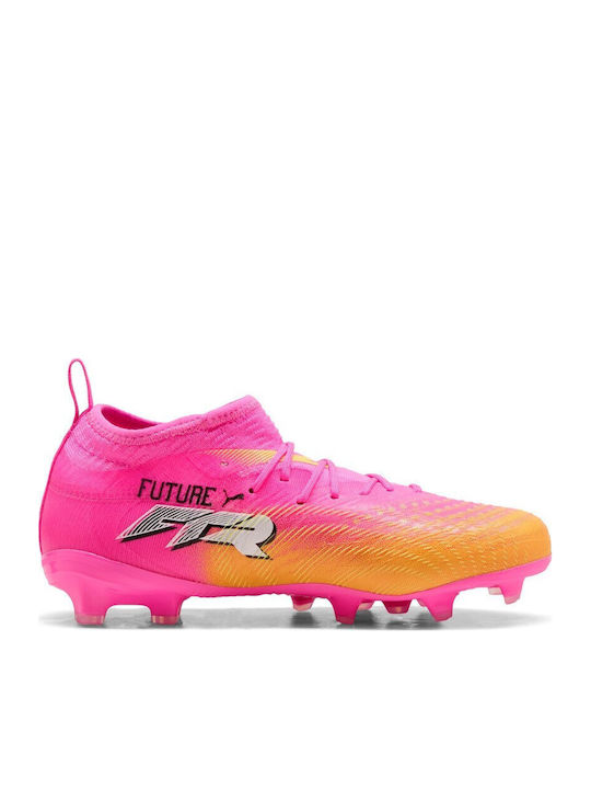 Future 9 Match FG/AG Kids Soccer Cleats and Shoes with Molded Outsole Fuchsia