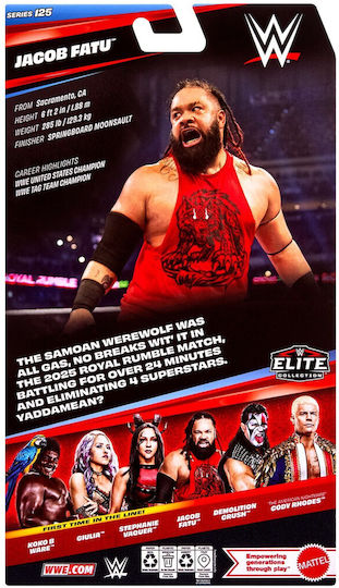 Фигура за действие WWE Elite Collection Jacob Fatu WWE