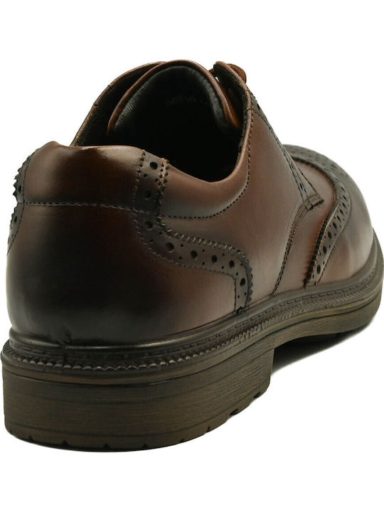 Leather Men's Oxfords Tabac Brown