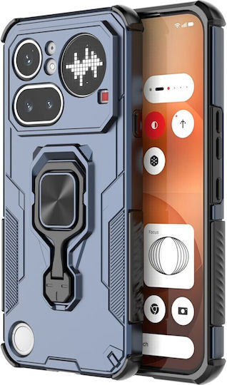 Magnetische Rückseite Kunststoff Marineblau (Nichts Phone (4a) Pro)