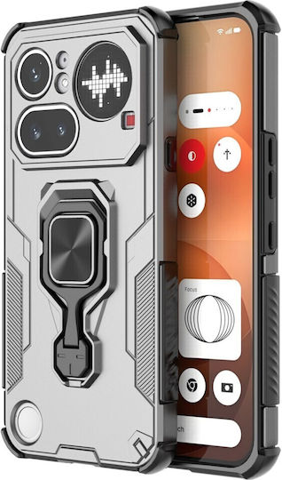 Titanium Back Cover Plastic Gray Nothing Phone (4a) Pro