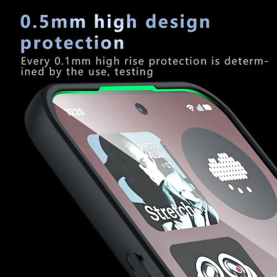 Tpu+pc Umschlag Rückseite Kunststoff Transparent (Nichts Phone (4a) Pro)