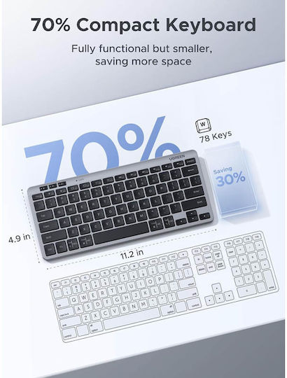 Ugreen K551 Wireless Bluetooth Keyboard Only English US