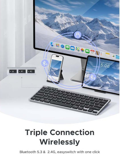 Ugreen K551 Wireless Bluetooth Keyboard Only English US