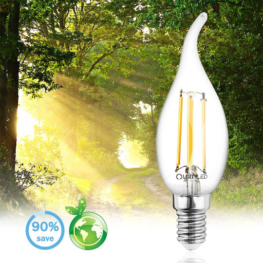 Lumiled LED Лампа 7W За Цокъл E14 И Форма BA35 Неутрално Бяло 806 Лумени