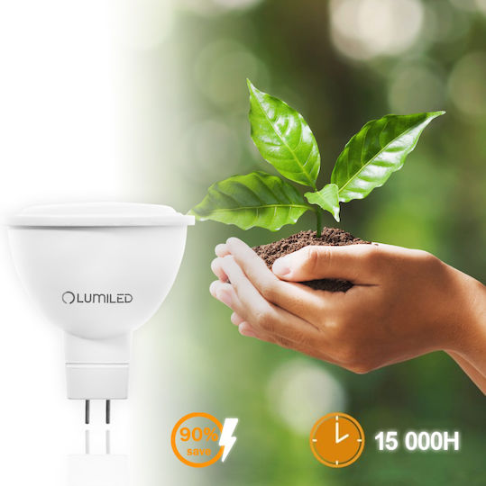 Lumiled LED Bulbs 6W For GU5.3 Socket And MR16 Shape Natural White 580lm 10 Pieces