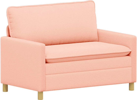 Two-Seater Couch Pink 126x81x87.5cm