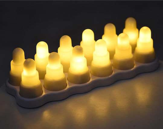 Decorative Table Lamp LED RGB Wax Polish 12pcs
