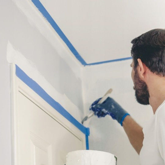 Bandă De Mascare Protecție Suprafețe Pentru Vopsit Rezistentă La UV Aderență Ridicată Îndepărtare Ușoară 48 Mm X 50 M Albastră