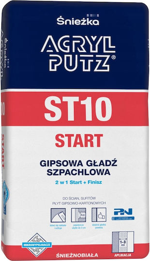 Śnieżka Acryl-putz St10 Snow-white Putty Filler 20kg