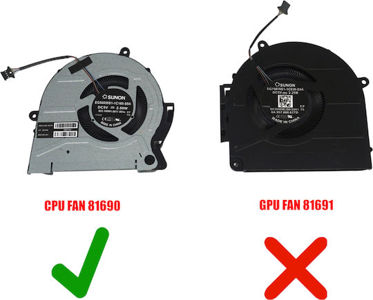 Laptop Cpu Cooling Fan Hp Envy 17-ch 17m-ch 17t-ch 17-ch0008ca 17-ch0010ca M45786-001 Eg50050s1-1c160-s9a Tpn-w148 4pin Code 81690