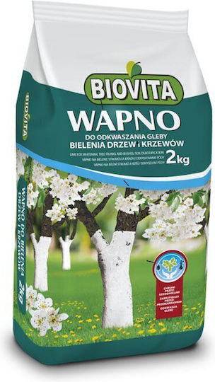 Biovita Deacidificarea Solului Pentru Trunchiuri De Arbori Și Arbuști Cu Var 2 Kg