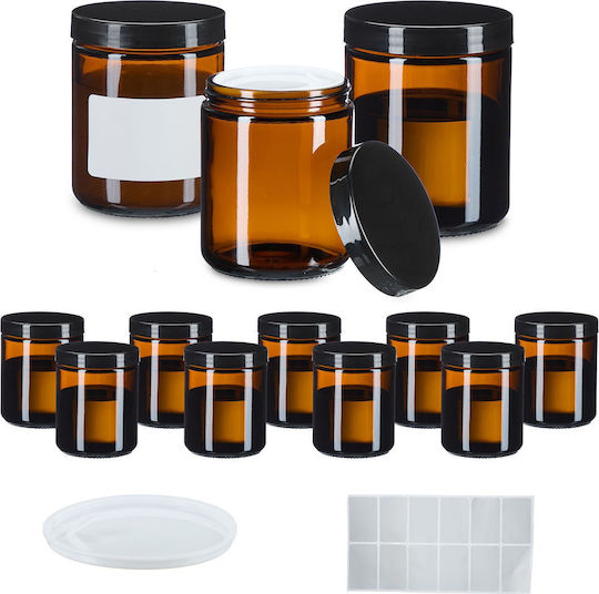 Relaxdays Capac Din Sticlă