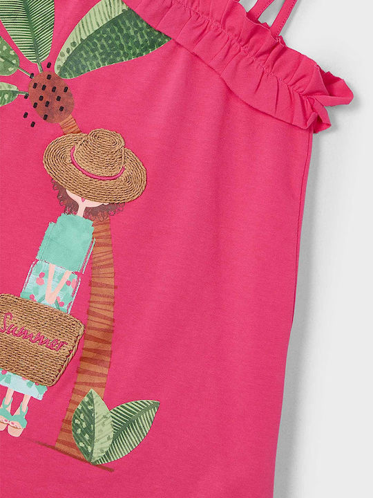 Kinderkleid Ärmellos Coral