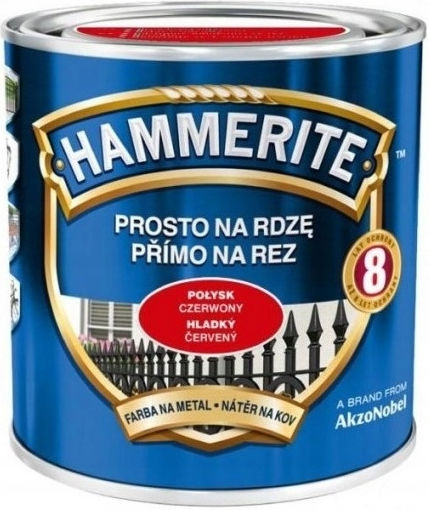 Metal Paint Direct To Rust Red 0.7l