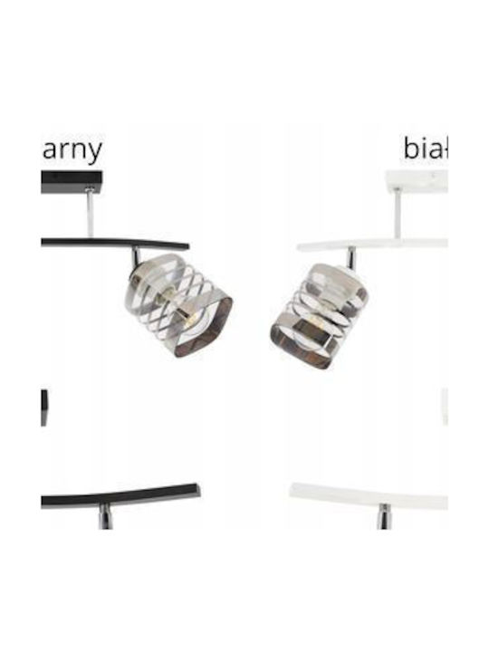 Light Home Спот с 12 Светлини в Бял Цвят