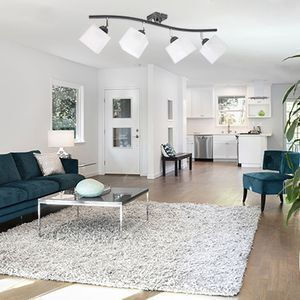 Light Home Osram Decken- und Wandleuchten mit 4 Spots in Weißer Farbe