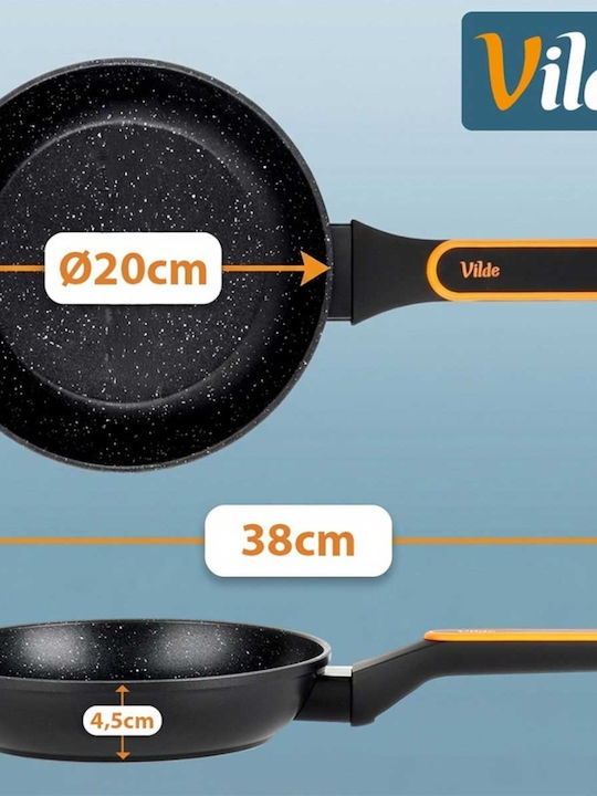 Vilde Terruna Pan Made of Aluminum with Stone Coating 20cm