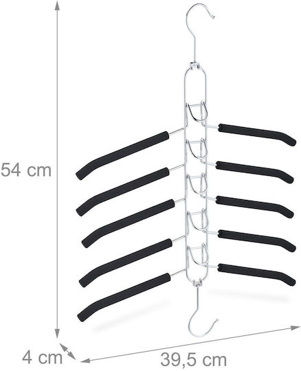Relaxdays Clothes Hanger Black 10037733